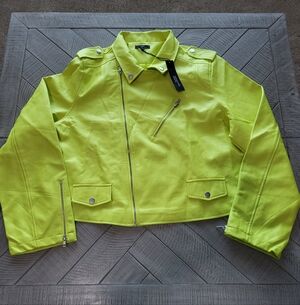 Neon Yellow Women's Jacket